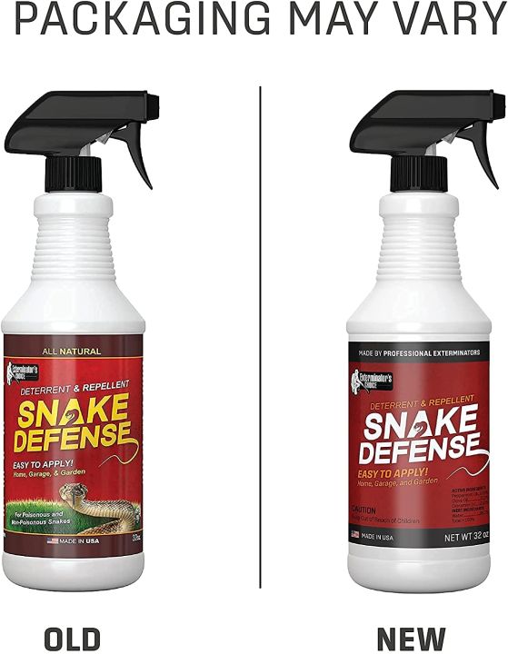 Snake Defense All Natural Snake Repellent Effective and Safe Spray