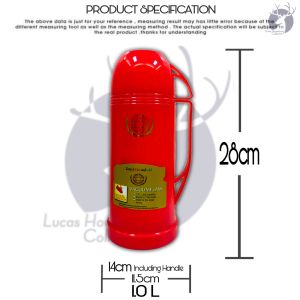 PLASTIC THERMOS METAL THERMOS THERMOS VACUUM FLASK FULLY INSULATED THERMAL BOTTLE TERMOS INIT TUBIG