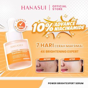 (REAL 10% ADVANCE NIACINAMIDE) Hanasui Power Bright Expert Serum - Mencerahkan Kurangi Bintik Hitam Bekas Jerawat