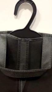 60x120cm Black Suit Cover With Buttons Waterproof Dustproof Garment Protector For Household Storage