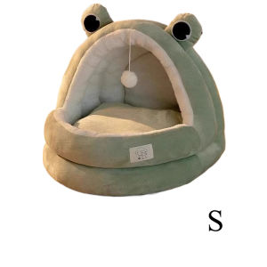 【Heorot】COD ที่นอนแมว เตียงสุนัข ที่นอนสัตว์เลี้ยง กึ่งปิด แบบถอดออกได้ ให้ความอบอุ่น ล้างทําความสะอาดได้ สําหรับสุนัข แมว