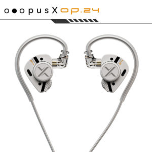 ooopusX Op.24 Earphpne 2DD 4BA Drivers OP24 in-Ear Monitors with Adjustable Tuning Options 0.78 2pin S Cable 3.5mm Without mic