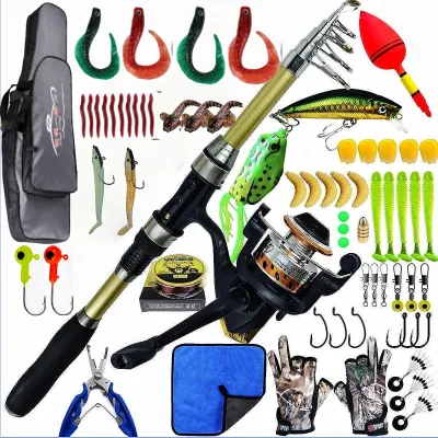 Fishing rod set original fishing rod and reel set fishing rods full set fish rods