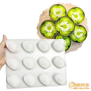 Khuôn nhựa 12 thỏi vàng chữ tài lộc