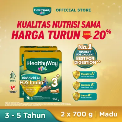 HealthyWay KIDS 3+ MADU /700G - 2 BOX - Exp : 08.2027