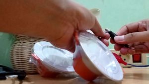 Lampu downlight LED 3 warna white-warm-semu 5watt