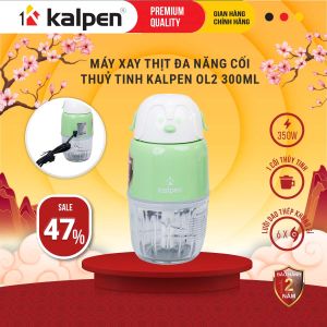 Máy xay thịt đa năng cối thuỷ tinh Kalpen OL2 300ml hàng chính hãng
