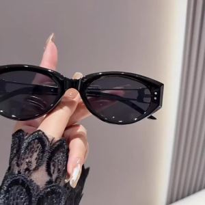 AU Cat-eye polarized sunglasses womens Korean-style black sunglasses UV protection sunglasses cat-eye fashion sunglasses