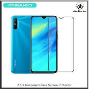 Tempered Glass REALME C55 NFC REALME C3 Anti Gores Kaca Pengiriman Cepat Promo Di AlvaCaseAcc