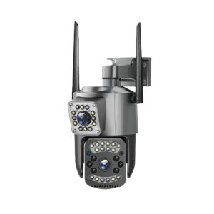 V380 Pro CCTV Camera Wifi Connect 360 Dual lens Outdoor CCTV Camera Waterproof 8MP HD Dual Screens auto tracking night vision