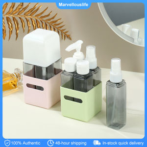 4Pcs/Set Travel Bottle Set Shampoo Shower Gel Hand Wash Lotion Split Empty Bottle Travels Kit