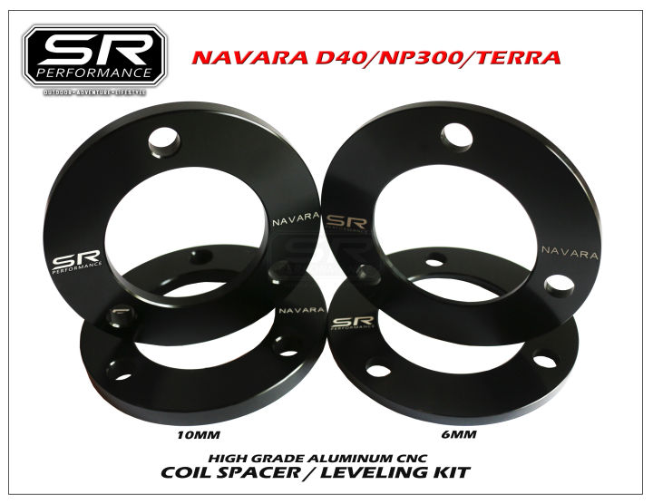 COIL SPACER / LEVELING KIT 6MM NAVARA D40 / NP300 / TERRA (FRONT