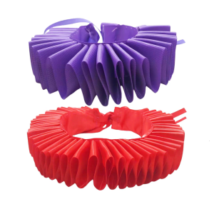 Detachable Ruffled Collar Cosplay Costume Props Neck Collar for Masquerades Stage Performances Victorian Styles Collar