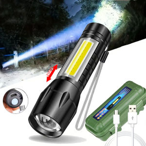 [Big Promotion!!!]Diving Headlight Waterproof Rechargeable Flashlight Super Bright Professional Diving Headlamp For Outdoor Work Camping