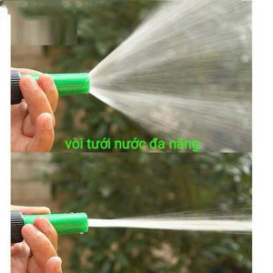 Đầu vòi tưới cây xịt rửa xe đa năng có điều chỉnh tia nước