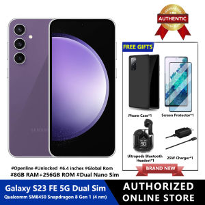 Samsung Galaxy S23 FE 5G Smartphone 8GB RAM+256GB ROM Dual Sim Unlocked Android Smartphone Long Battery Life Premium Processor Tough Gorilla Glass Display Hi-Res 50MP Camera