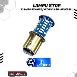 STOPLAMP LAMPU STOP BELAKANG 30 MATA LED RUNNING FLASH KEDIP UNIVERSAL SEMUA MOTOR ISTANA99