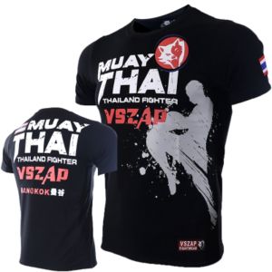 เสื้อยืดมวยไทย 2568 เสื้อยืดต่อสู้ผู้ชาย ตัวอักษรพิมพ์ลายลำลอง แขนสั้น เสื้อผ้าสลิมฟิต เสื้อกีฬา แฟชั่นยิม เสื้อยืดวินเทจ
