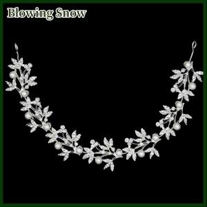 Blowing Bendable Bridal Hair Vine Wedding Headband Hair Accessories