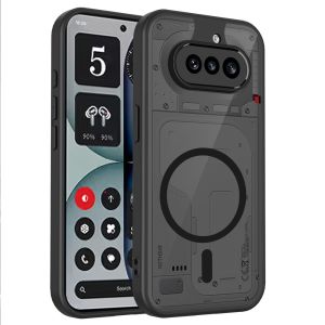 [SG] Phone Case for Nothing Phone (4a) Pro / Phone (4a) - Frosted Matte Hard PC MagSafe Magnetic Back with Anti-Fall Air Bag Corners Casing Cover Mag Safe