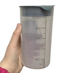 788 - Botol Shaker Pengocok Gelas Ukur Plastik BPA Free 500 ml