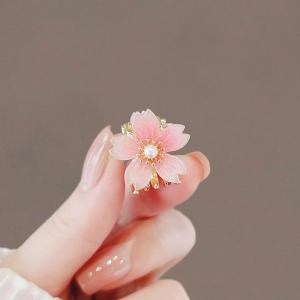 ซากุระมินิทรัมเปตระดับไฮเอนด์สำหรับกิ๊บหนีบผมเจ้าหญิงมงกุฏกิ๊บติดผมหน้าม้ากิ๊บหนีบผมโลหะ