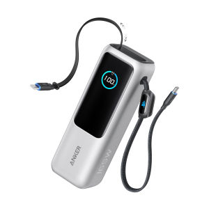 sạc dự phòng Anker Power Bank  25000mAh Portable Charger with Triple 165W USB-C Ports for Multi-Device Charging Tích hợp cáp USB-C có thể thu gọn Built-In and Retractable Cables for iPhone 17/ 17 Air/ 17 Pro series Model: A1695