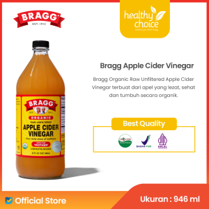 Bragg Organic Raw Unfiltered Apple Cider Vinegar 946 ml