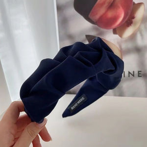 Gratis Semua - Bando Wanita Lebar Bentuk Simpul / Bandana Korea Anti Patah / Headband Keriting Desain Silang / Bando Fashion Wanita Korea