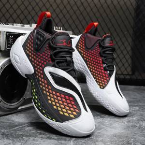 Men Basketball Shoes Mesh Breathable Fashion Soft Sole Rebound Cushioning Outdoor Sneakers Anti Slip Sports Shoes for Male