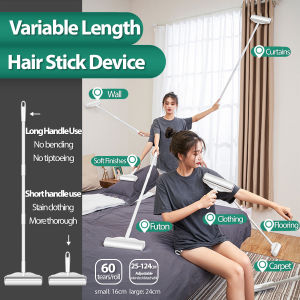 Dust removal hair roller stick retractable fur cat and dog pet clothes cleaning sticky paper sticky tearable dust removal artifact roller type sticky hair device