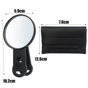 Universal Cellphones Rear Camera Mirror Reflection Shooting Clip Back HD Selfie Reflector Mirrors with Storage