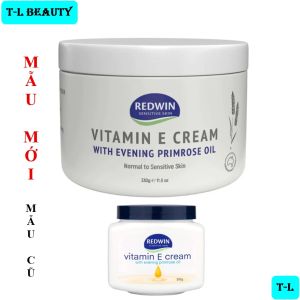 [Tem Phụ + VAT] Kem Dưỡng Ẩm Cho Da Khô Nhạy Cảm Redwin Vitamin E Cream With Evening Primrose Oil 330g