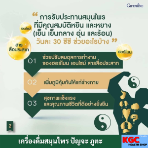 กิฟฟารีน อาหารเสริม ปัญจะ ภูตะ 700ml เครื่องดื่ม สมุนไพร 39ชนิด ปรับสมดุลร่างกาย จัดส่งฟรี ร้านKGC