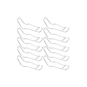 【SG】10Pcs Greenhouse Film Fixation Clamp - Flowers Frame Fastener - Plants Supports Rod Clips - for Garden Growth Frame