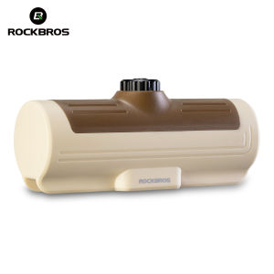 ROCKBROS กระเป๋าทรงกระบอกใส่ด้านหน้าจักรยานสายเหล็กรหัสผ่านป้องกันการโจรกรรมกระเป๋าจักรยานเสือหมอบ MTB กระเป๋าสำหรับปั่นจักรยานอเนกประสงค์ปรับได้