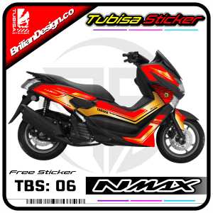 Stiker Decal Nmax Lama - Stiker Sticker Striping Variasi List Motor Nmax Lama/Old. TBS.06