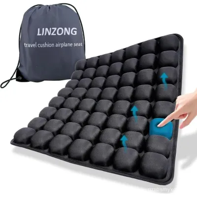 Sondur Travel Seat Cushion for Airplane - Airplane Seat Cushion for Long FlightsPortable Inflatable 3D Air Cell Seat CushionErgonomicfor Office & CarWheelchair-junnren