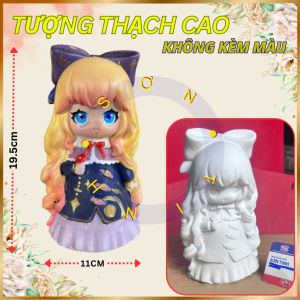 Tượng thạch cao Cô Dâu Chú Rể Phi Hành Gia M59 (Không kèm màu) Bé Tô Màu Tô Tượng