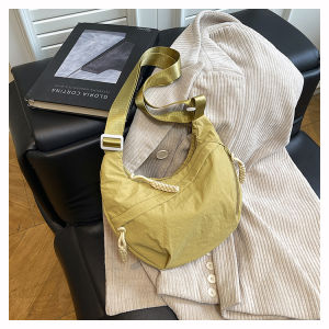 Deoabgs Tas Fashion Shoulder Bags Casual Bags Dumpling Bags Crossbody Bag besar / tas selempang besar TFW 00250