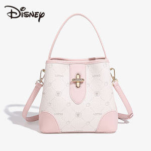 Disney Official Authentic Strawberry Bear Series Pink and White Handbag Womens Fashion Shoulder Bag Crossbody Bag Must-Have for Going Out