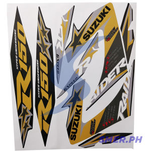 Motorcycle Decal Suzuki Raider 2018 Reborn 150 Star Edition Brown High Quality UVPrint Premium TOp Coat Smer.ph