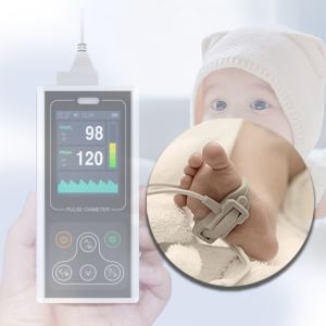 CONTEC CMS60D1 mini Handheld Pulse Oximeter Portable Blood Bxygen Heart Rate Monitor For Newborns Adult