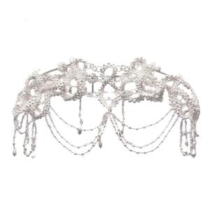 Handcmade ngọc trai giả Vai chuỗi cơ thể thanh lịch Phụ kiện cho phụ nữ Lady cô gái mặc chuỗi dây đeo trên người