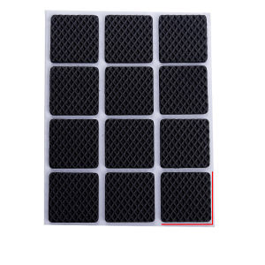 COD DIY Furniture Chair Leg Pad Table Legs Non-slip Silent Rubber Feet Cushion Floor Protection Pad Round Square