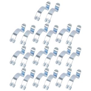 20x Universal Car Engine Air Filter Housing Box Spring Clip Car Air Filter Cleaner Housing Box Lid Spring Clip Clamp Fastener Replacement Accessory