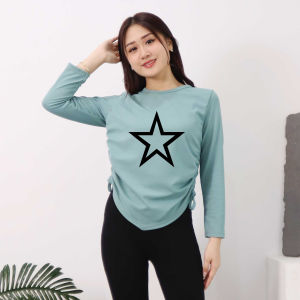 RS - Longsleeve Star Black // Blouse serut Longslevee DTF