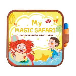 Baby Busy Book Childrens Magic Water Picture Book Baby Hand Tear Book 2-in-1 Multi functional Enlightenment Early Education Toy
