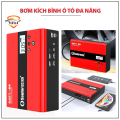 Bộ kích bình ắc quy ô tô xe máy đa năng với dòng điện 69800 mah và 89800mah kèm bơm, kích nổ xe cứu hộ khẩn cấp kiêm sạc dự phòng và đèn led trợ sáng ban đêm. 
