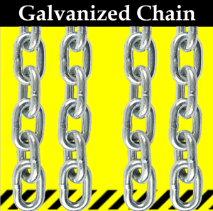 Maco 40 Meters 4mm Kadina Galvanized Steel Chain Link Chain Lifting Chain Kadena